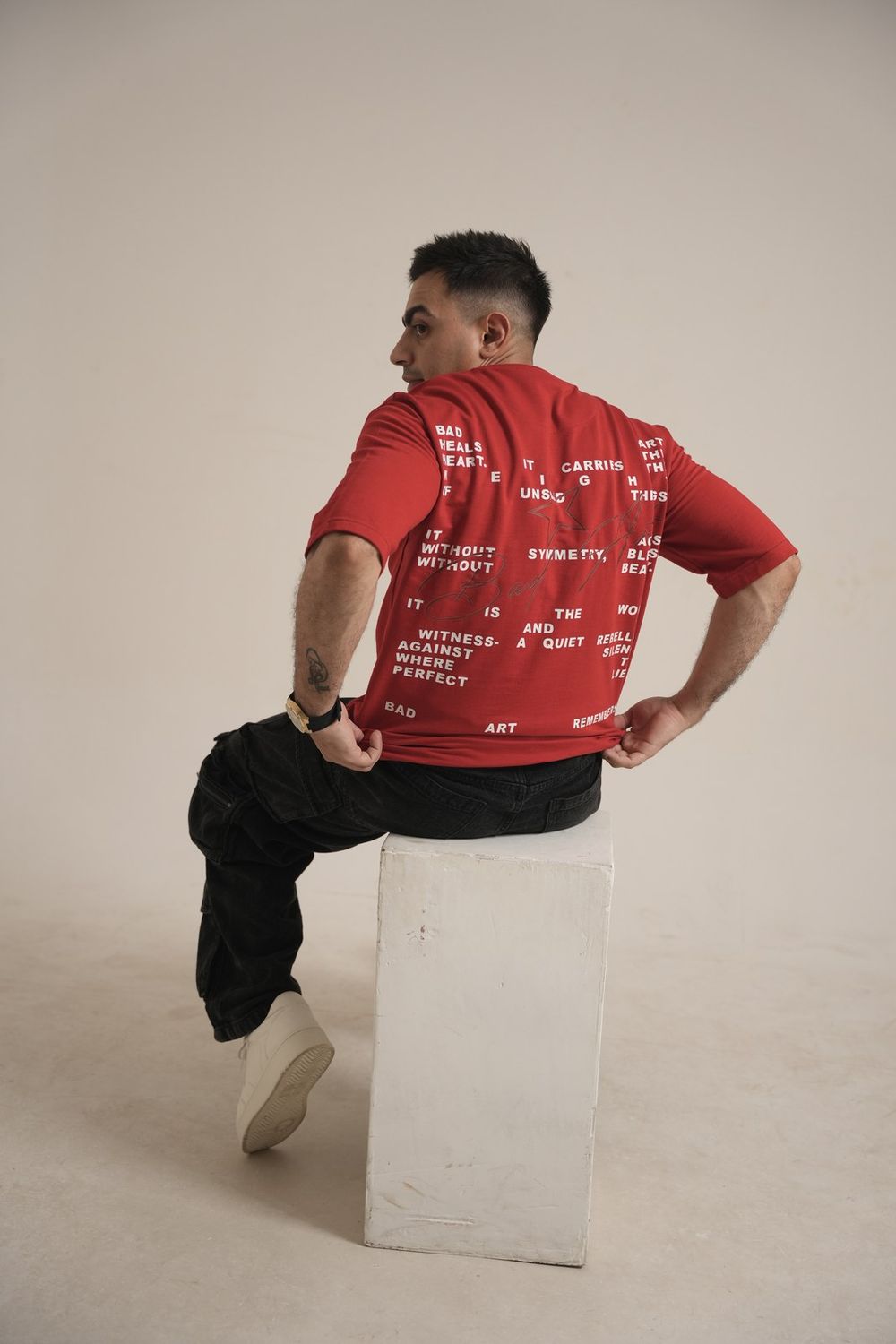 The Red Manifesto — worn by him