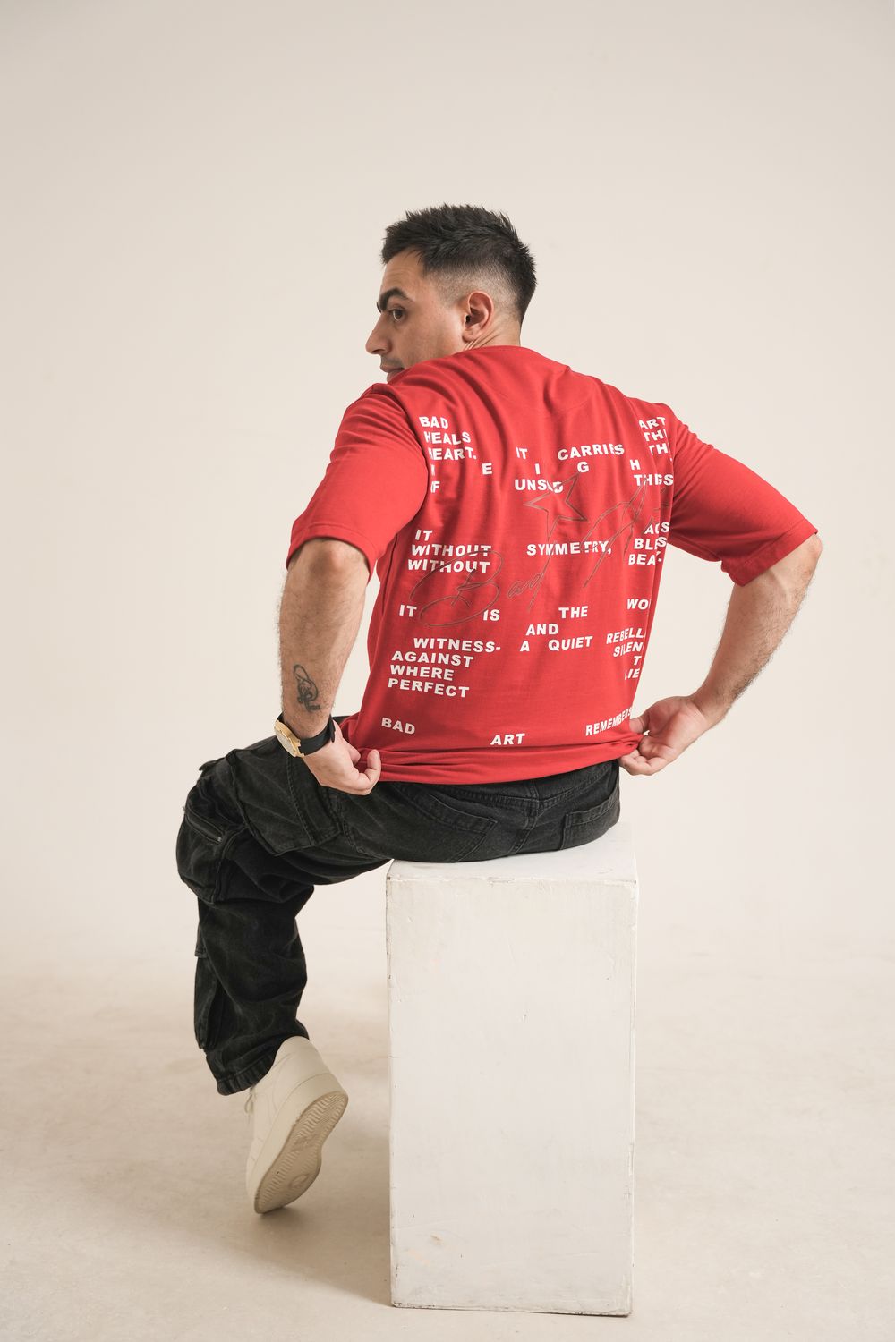 The Red Manifesto, back view